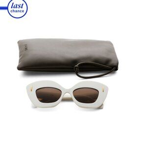 LOEWE Ivory/brown 48mm Sunglasses